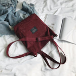 Corduroy Zipper Luxury Bag's