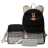 Dot Canvas Printing Backpack