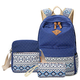 Dot Canvas Printing Backpack