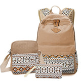 Dot Canvas Printing Backpack